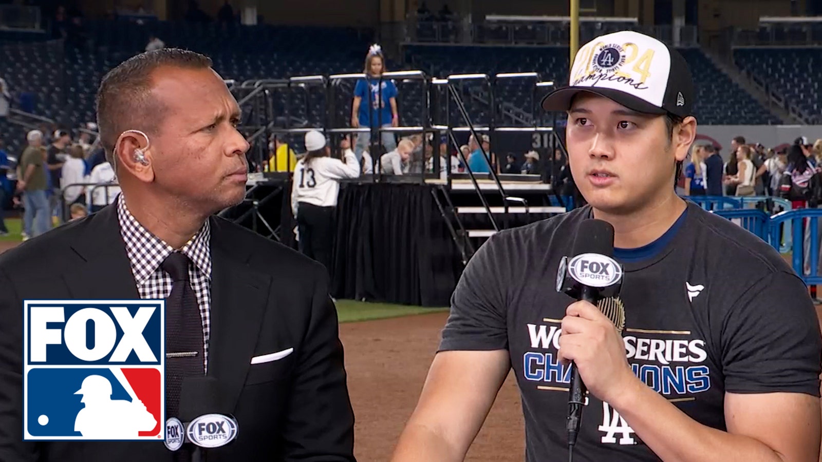 Shohei Ohtani joins 'MLB on Fox' crew to discuss Dodgers winning the 2024 World Series